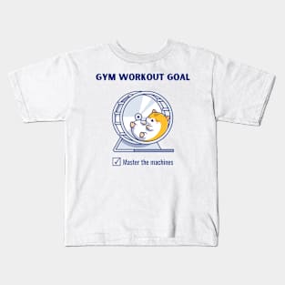 Gym goals Kids T-Shirt